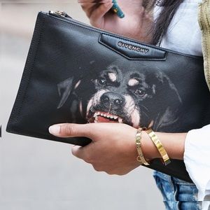 Givenchy Rottweiler Clutch